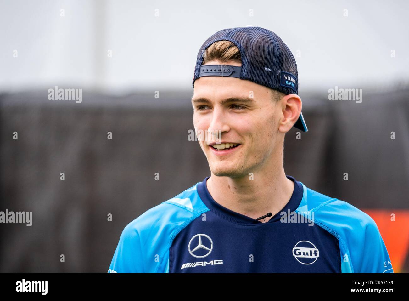 Circuit de Barcelona-Catalunya, Barcelona, SpainMonaco, 1. Juni 2023: Logan SarSergeant, während des Formel-1-Grand Prix von Monaco Stockfoto