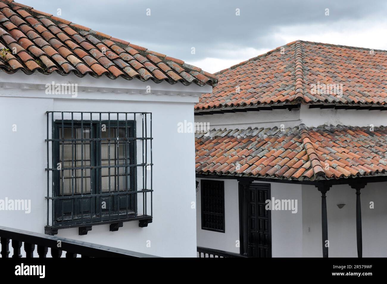 Amerika. Anden. Stadt. Kolumbien. Tag. Geografie. Geschichte. Latein. Niemand. Im Freien. Menschen. Nach Süden. Traditionell. Reisen. Bogota. Botero. Museum Stockfoto