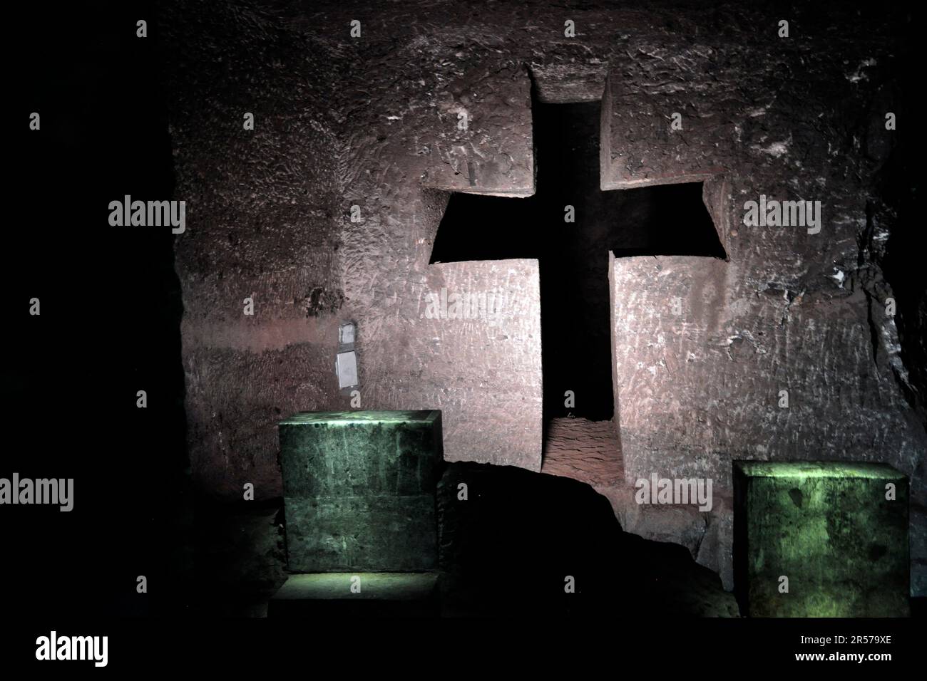 Amerika. Anden. Stadt. Kolumbien. Tag. Geografie. Geschichte. Latein. Niemand. Im Freien. Menschen. Nach Süden. Traditionell. Reisen. Zipaquira. Salz. Kathedrale Stockfoto