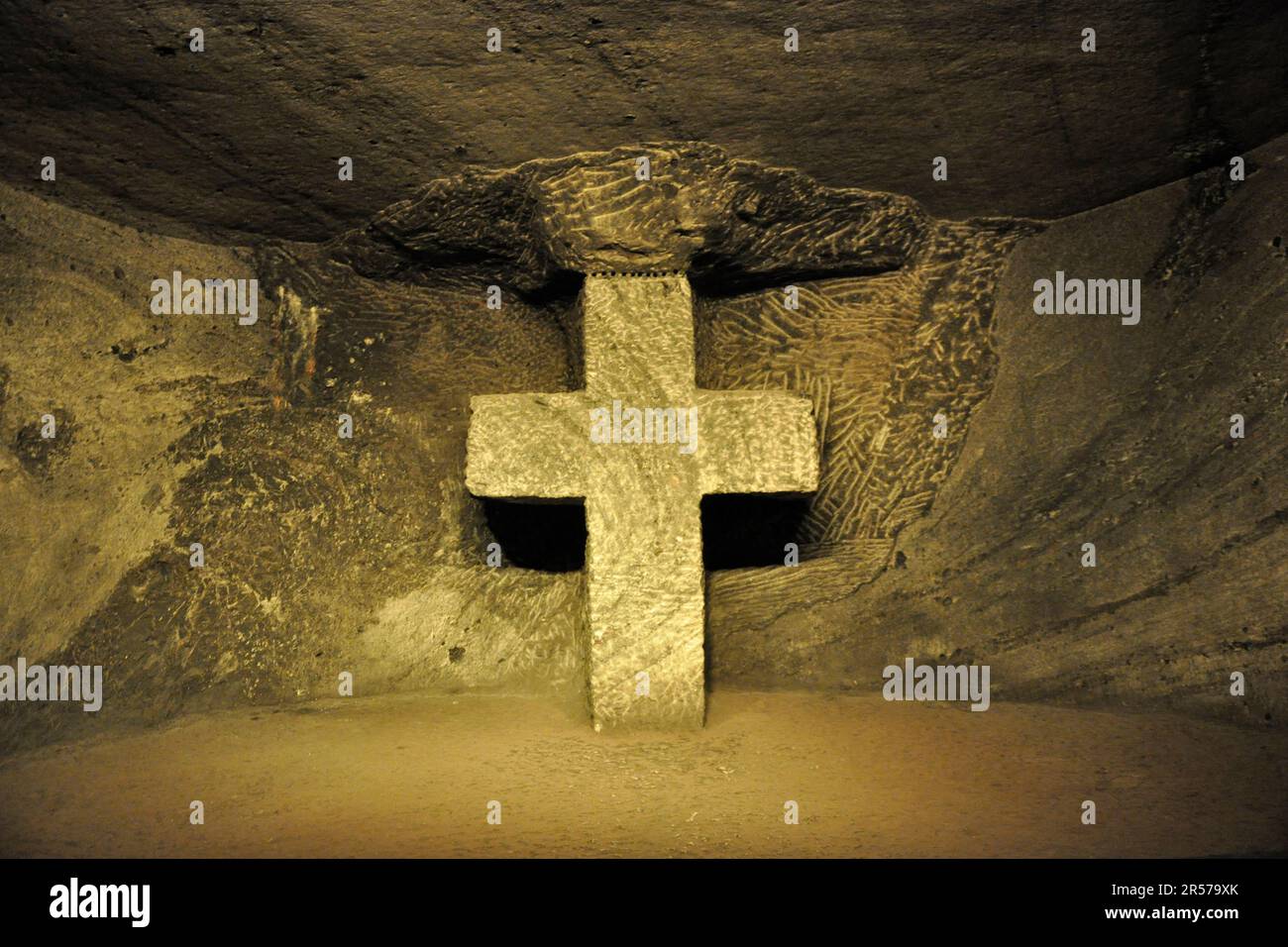 Amerika. Anden. Stadt. Kolumbien. Tag. Geografie. Geschichte. Latein. Niemand. Im Freien. Menschen. Nach Süden. Traditionell. Reisen. Zipaquira. Salz. Kathedrale Stockfoto