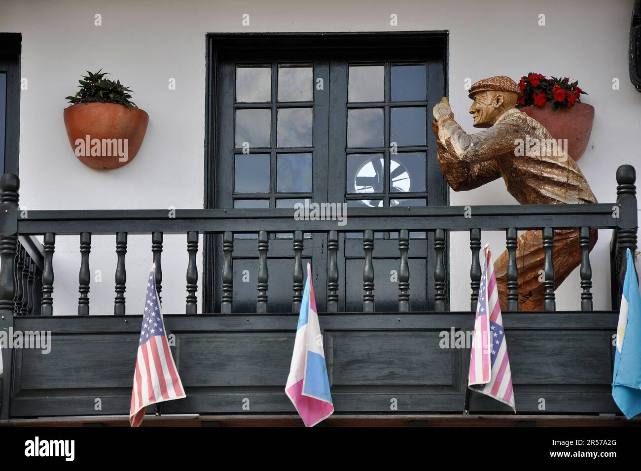 Geografie. Tag. Kolumbien. Stadt. Anden. Amerika. Geschichte. Latein. Niemand. Im Freien. Menschen. Nach Süden. Traditionell. Reisen. De Leyva. Villa De Leyva. Kolonialstil Stockfoto