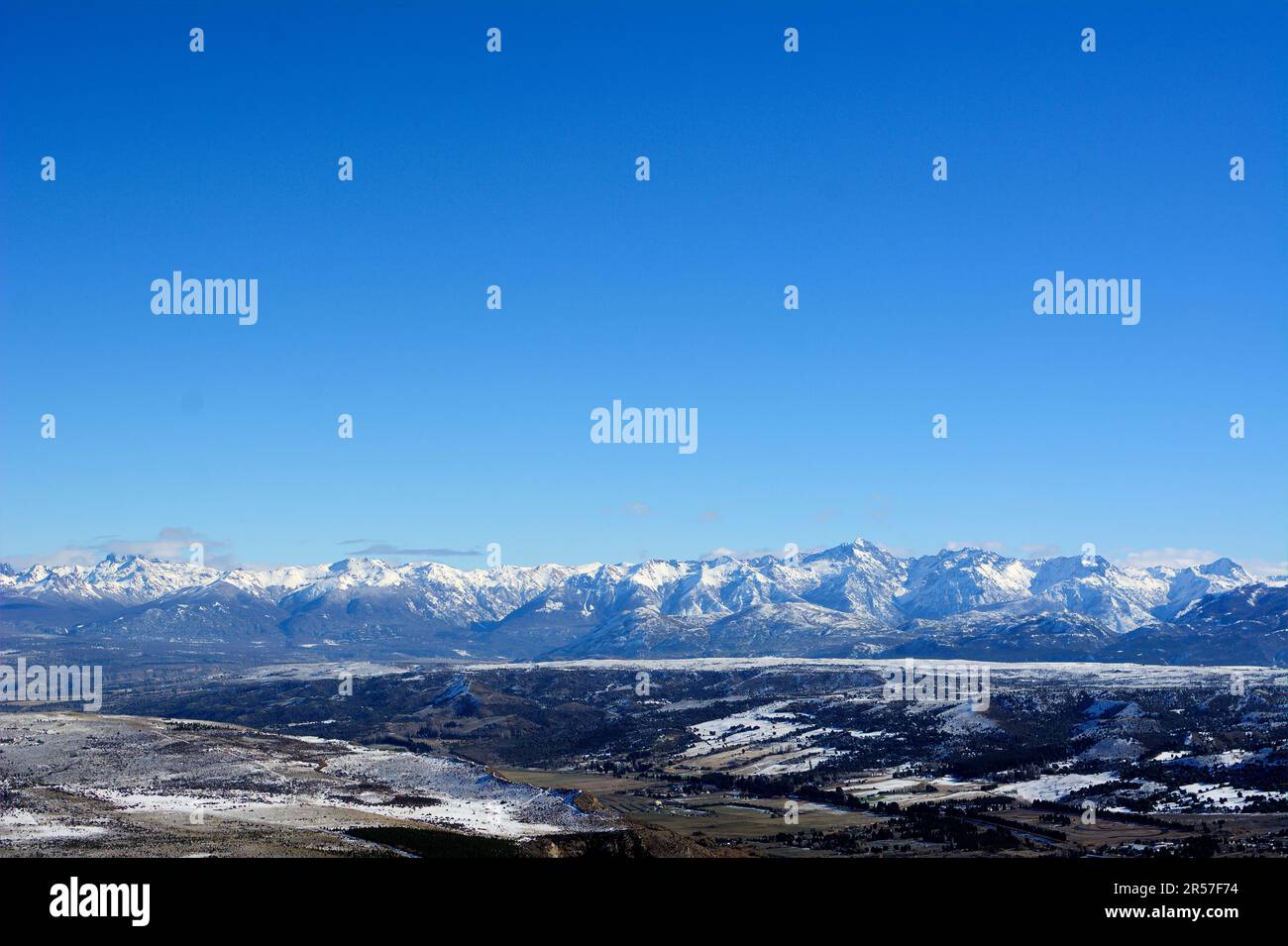 Landschaften von Esquel und Umgebung, Argentinien Stockfoto