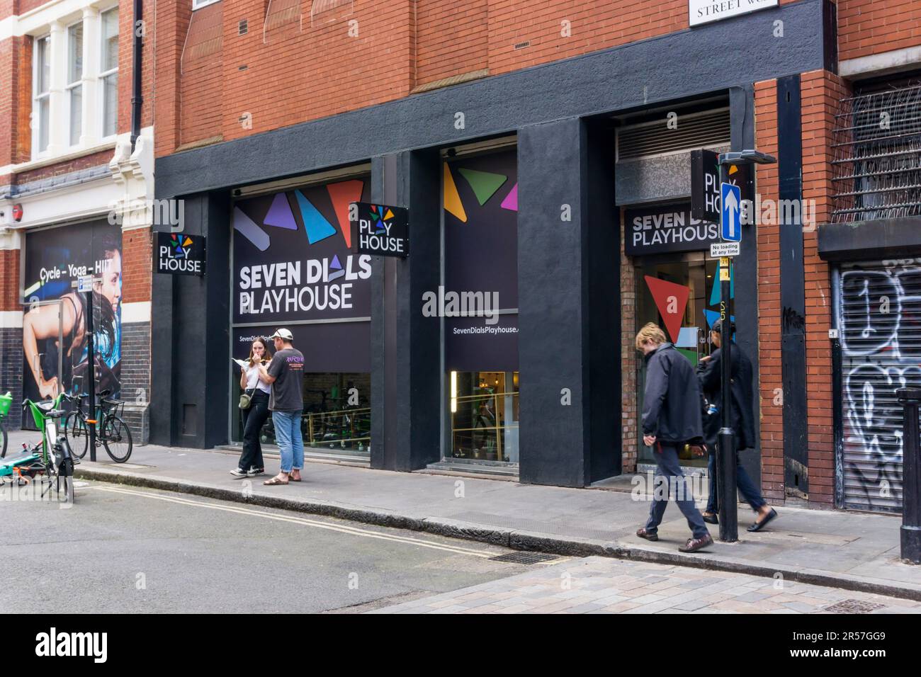 Das Seven Dials Playhouse in Tower Street, London. Stockfoto