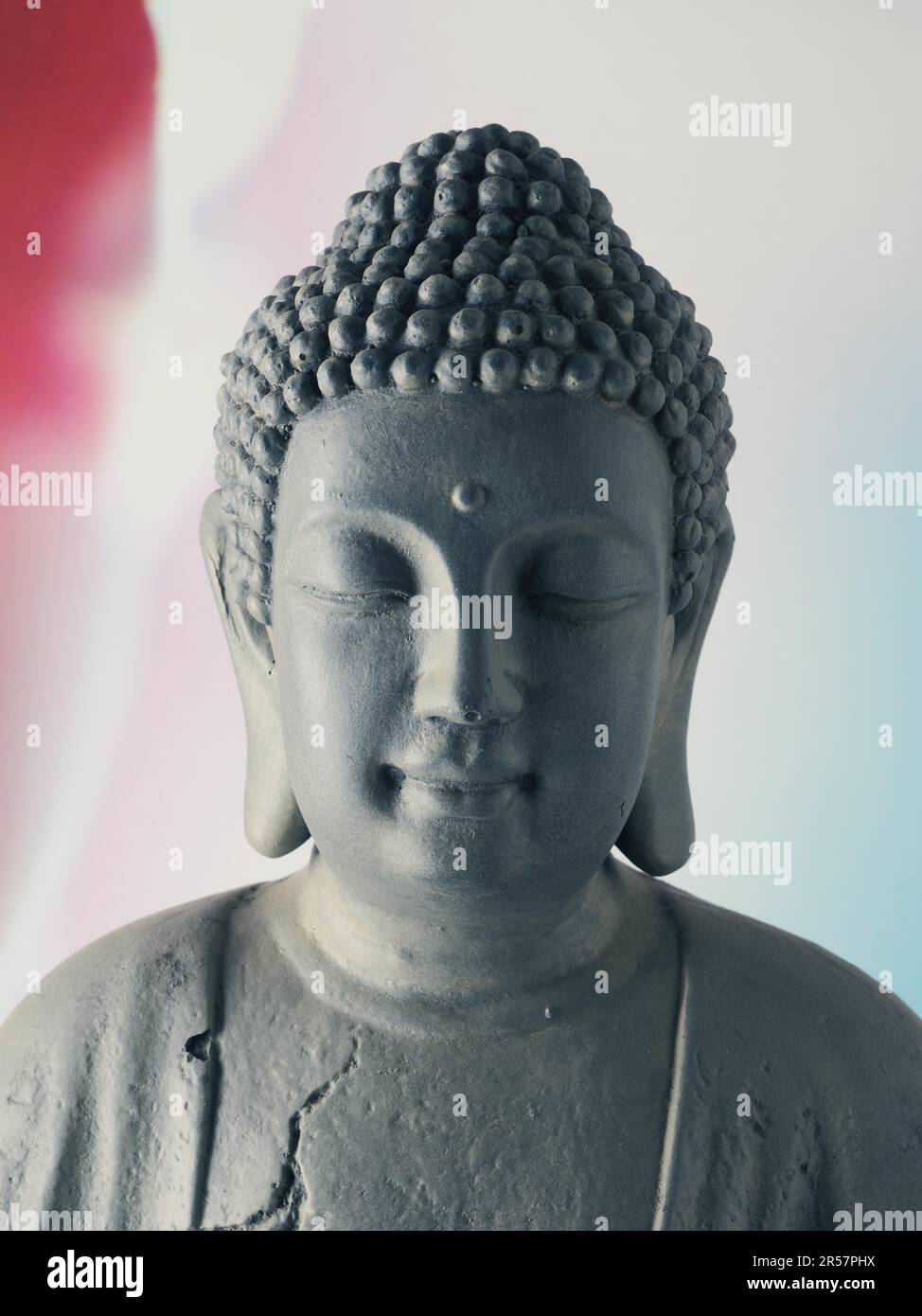 Nahaufnahme einer Buddha-Statue Stockfoto