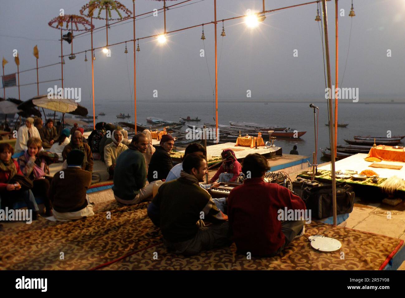 Das tägliche Leben. Varanasi. Uttar Pradesh. Indien Stockfoto