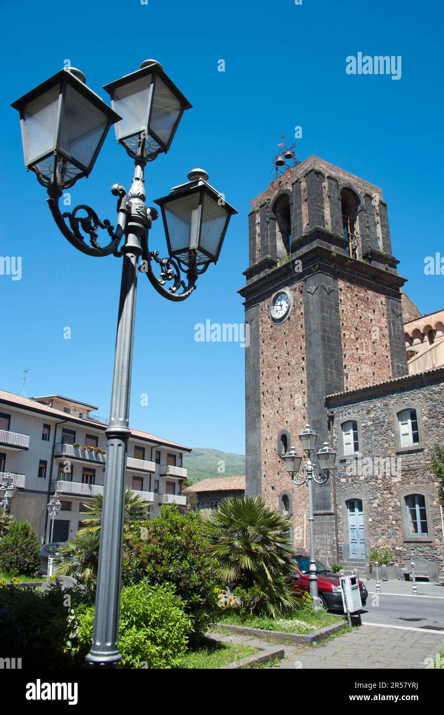 Kirche San Nicola, Randazzo, Provinz Catania, Sizilien, Italien Stockfoto