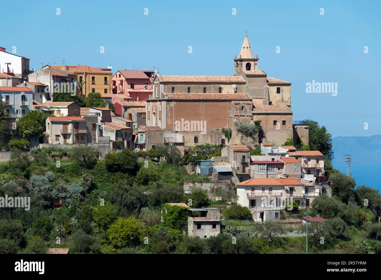 Naso, Provinz Messina, Sizilien, Italien Stockfoto
