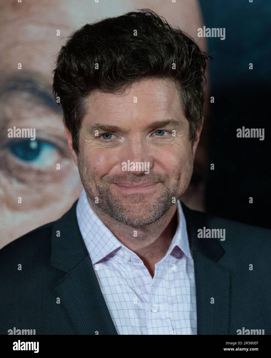 München, Deutschland. 01. Juni 2023. Peter Ketnath, Schauspieler, kommt zur Premiere der Serie „Kohlrabenschwarz“. Die Horror-Mystery-Serie Kohlrabenschwarz passt den Roman des gleichen Namens und das Radio-Stück des gleichen Namens wie eine Serie an. Kredit: Sven Hoppe/dpa/Alamy Live News Stockfoto