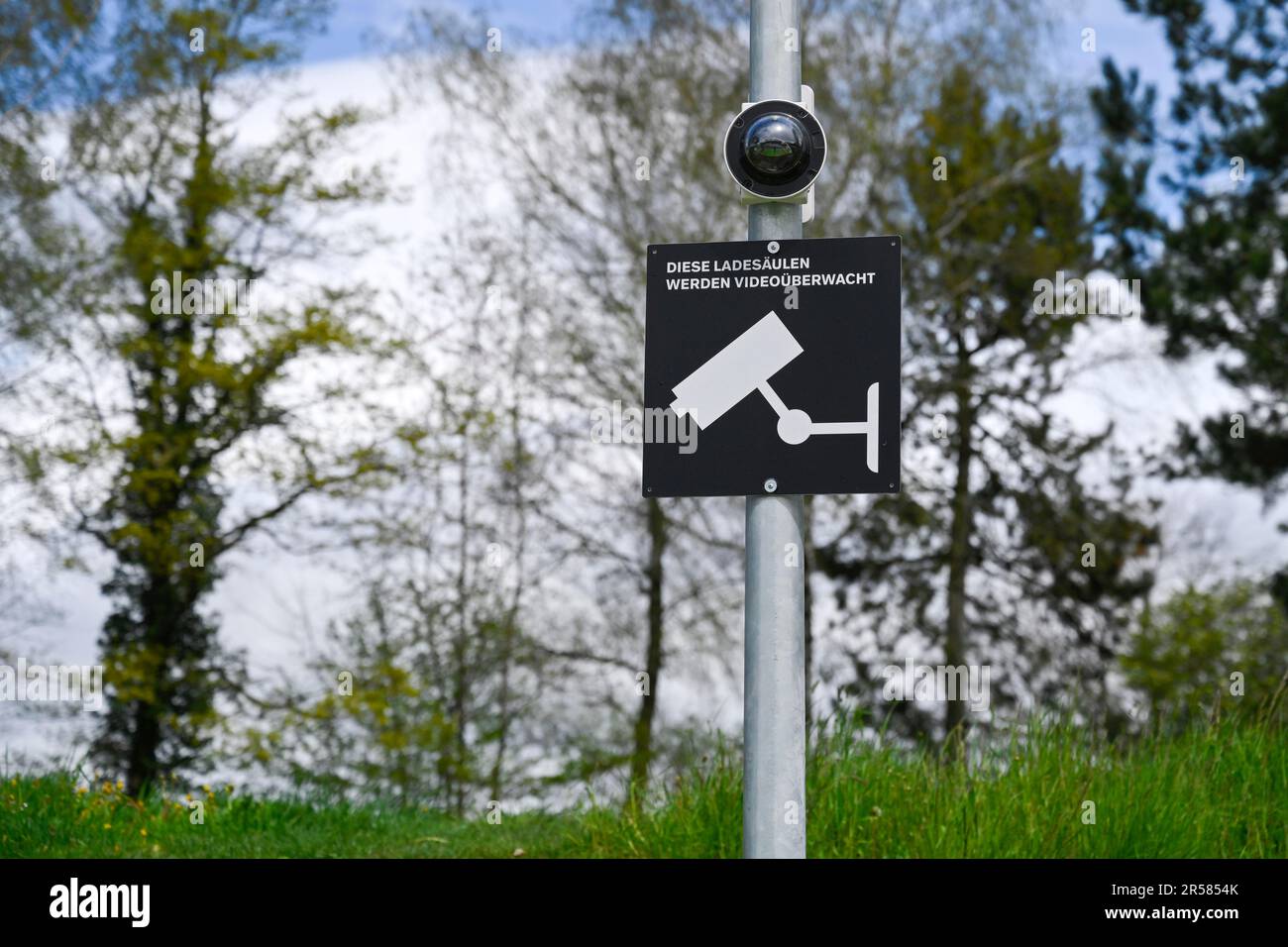 Überwachungskamera für den Ruhebereich Stockfoto