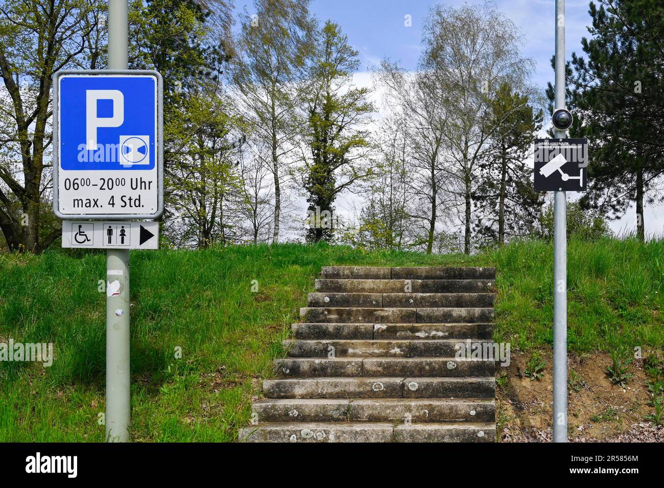 Überwachungskamera für den Ruhebereich Stockfoto