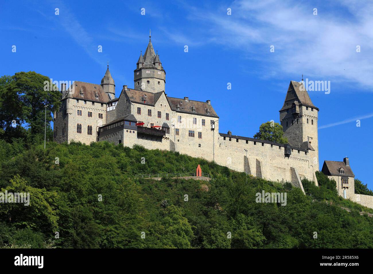 Schloss Altena, Altena, Lennetal, Maerkisches Land, Sauerland, Nordrhein-Westfalen, Deutschland Stockfoto