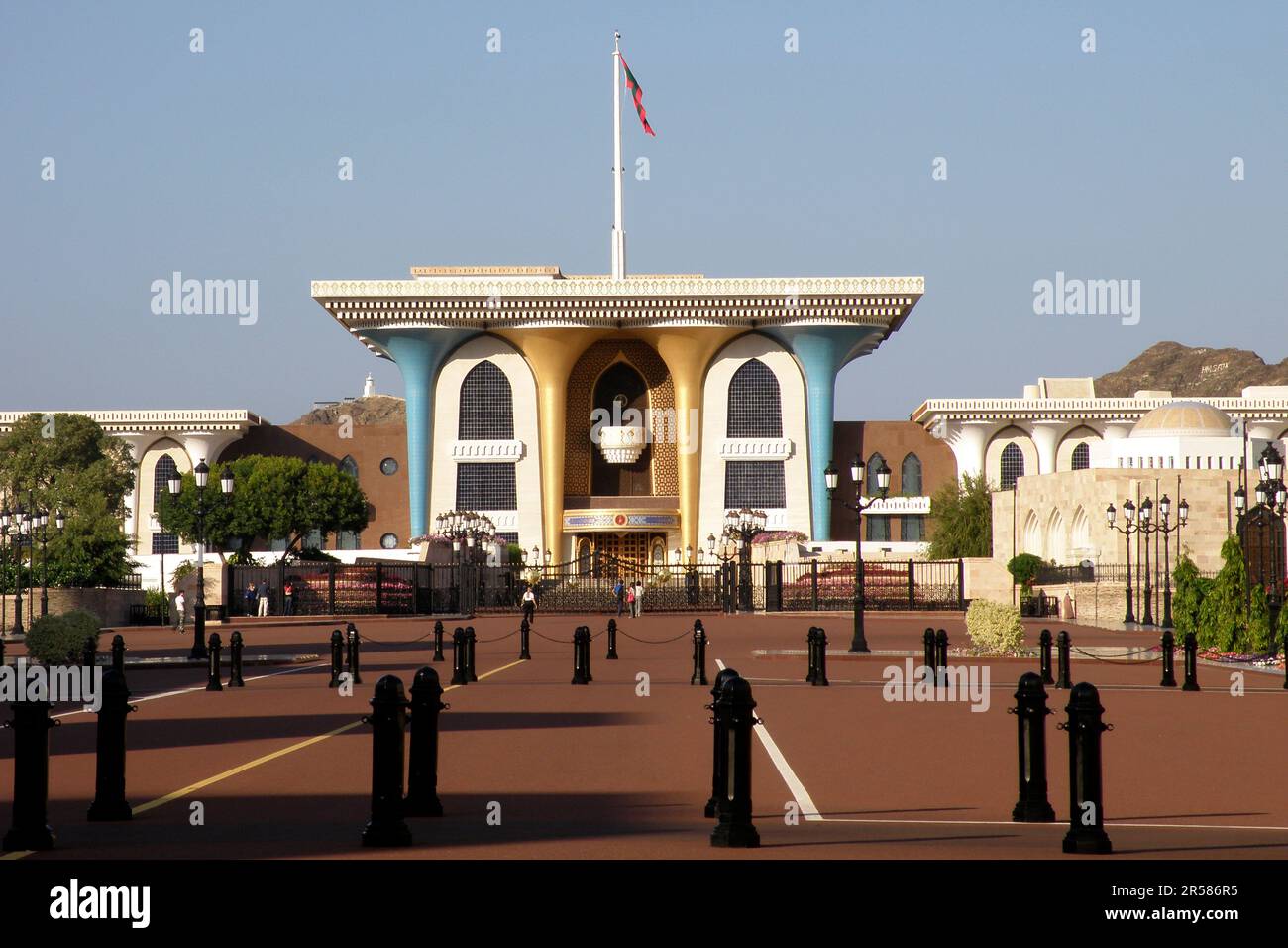 Sultanenpalast. Maskat. Sultanat von Oman Stockfoto