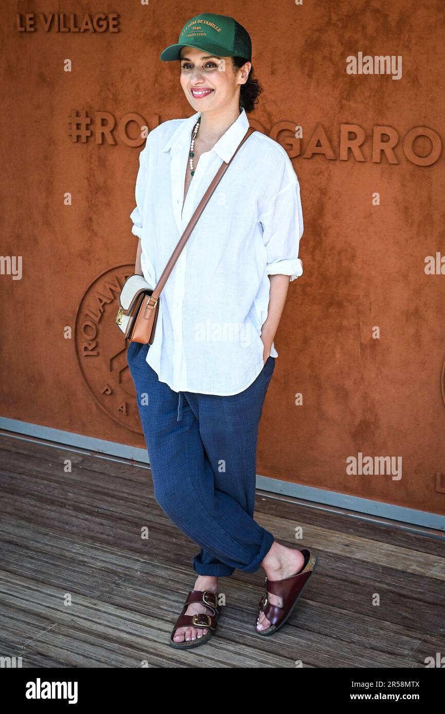 Paris, Frankreich - 1. Juni 2023, Amelle CHAHBI am fünften Tag des Roland-Garros 2023, Grand-Slam-Tennisturnier, am 01. Juni 2023 im Roland-Garros-Stadion in Paris, Frankreich - Foto: Matthieu Mirville/DPPI/LiveMedia Stockfoto