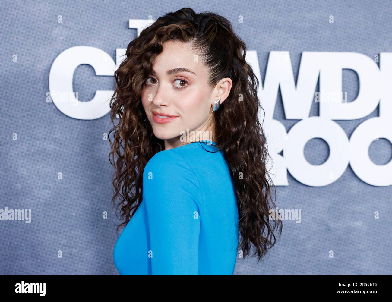 New York, Usa. 01. Juni 2023. Emmy Rossum trifft am Donnerstag, den 1. Juni 2023 in New York City auf dem roten Teppich im „The Crowded Room“ von Apple TV ein. Foto von John Angelillo/UPI Credit: UPI/Alamy Live News Stockfoto