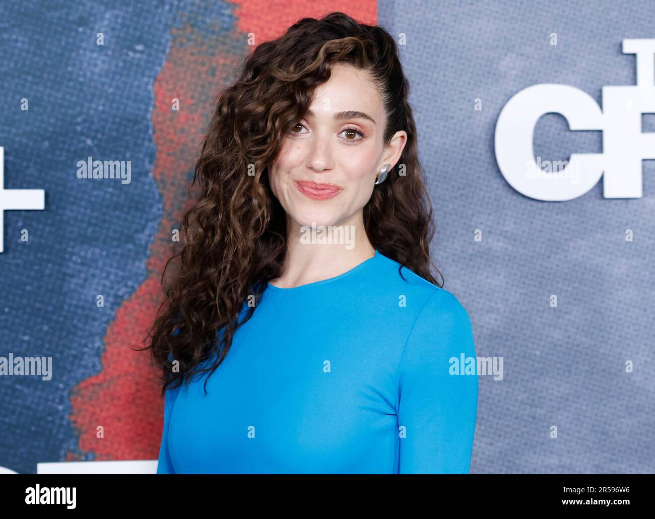 New York, Usa. 01. Juni 2023. Emmy Rossum trifft am Donnerstag, den 1. Juni 2023 in New York City auf dem roten Teppich im „The Crowded Room“ von Apple TV ein. Foto von John Angelillo/UPI Credit: UPI/Alamy Live News Stockfoto