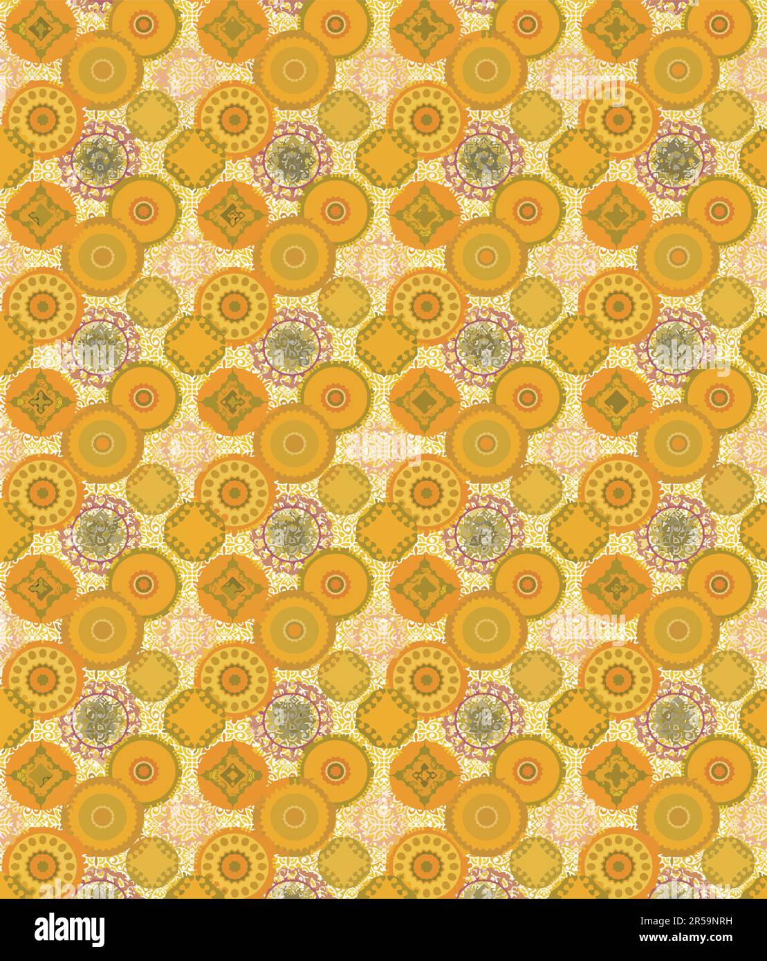 Abstraktes Design strukturierter Blumen bereit für Textildrucke. Stock Vektor