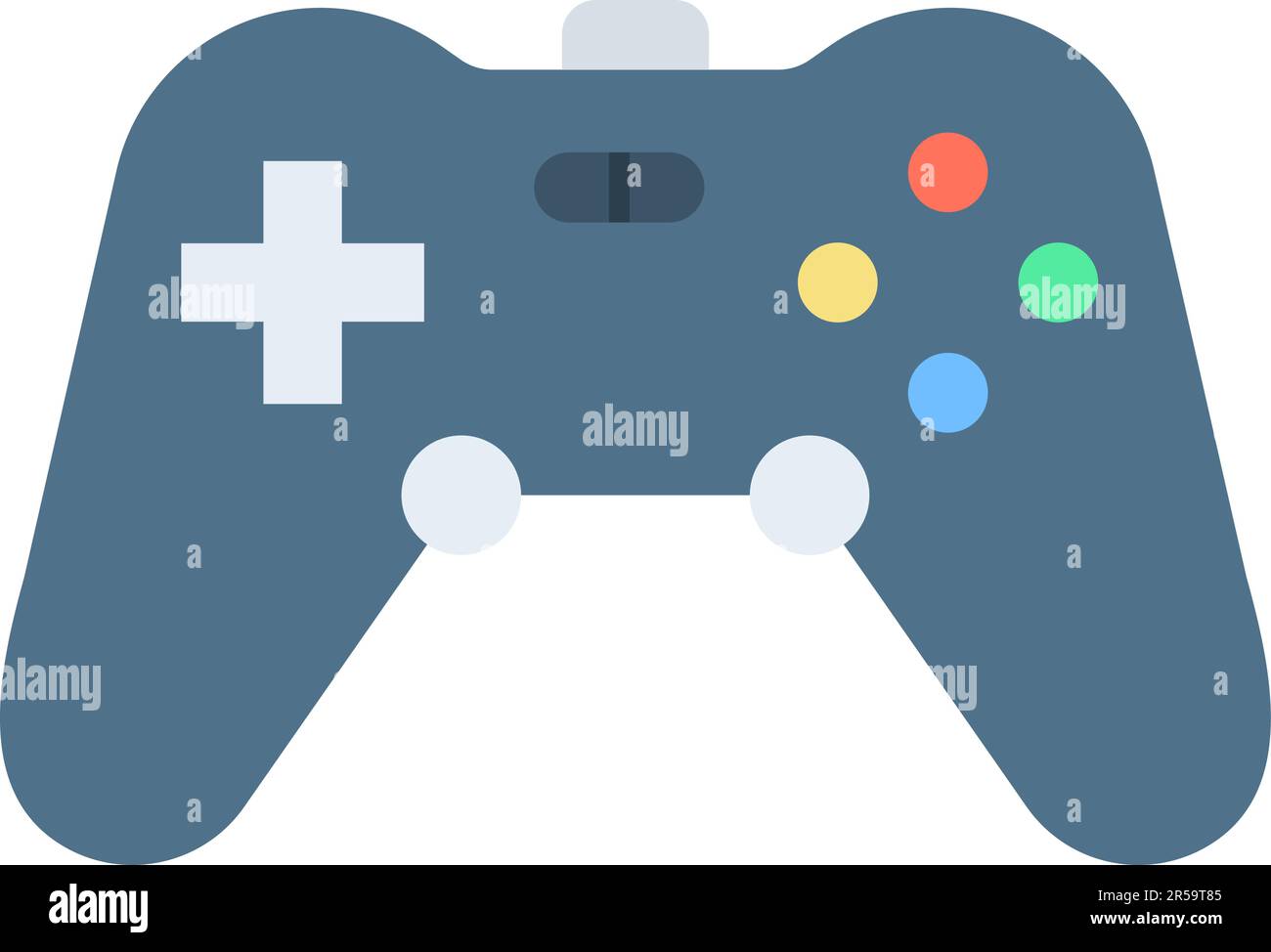 Vektorbild des Gamecontroller-Symbols. Stock Vektor