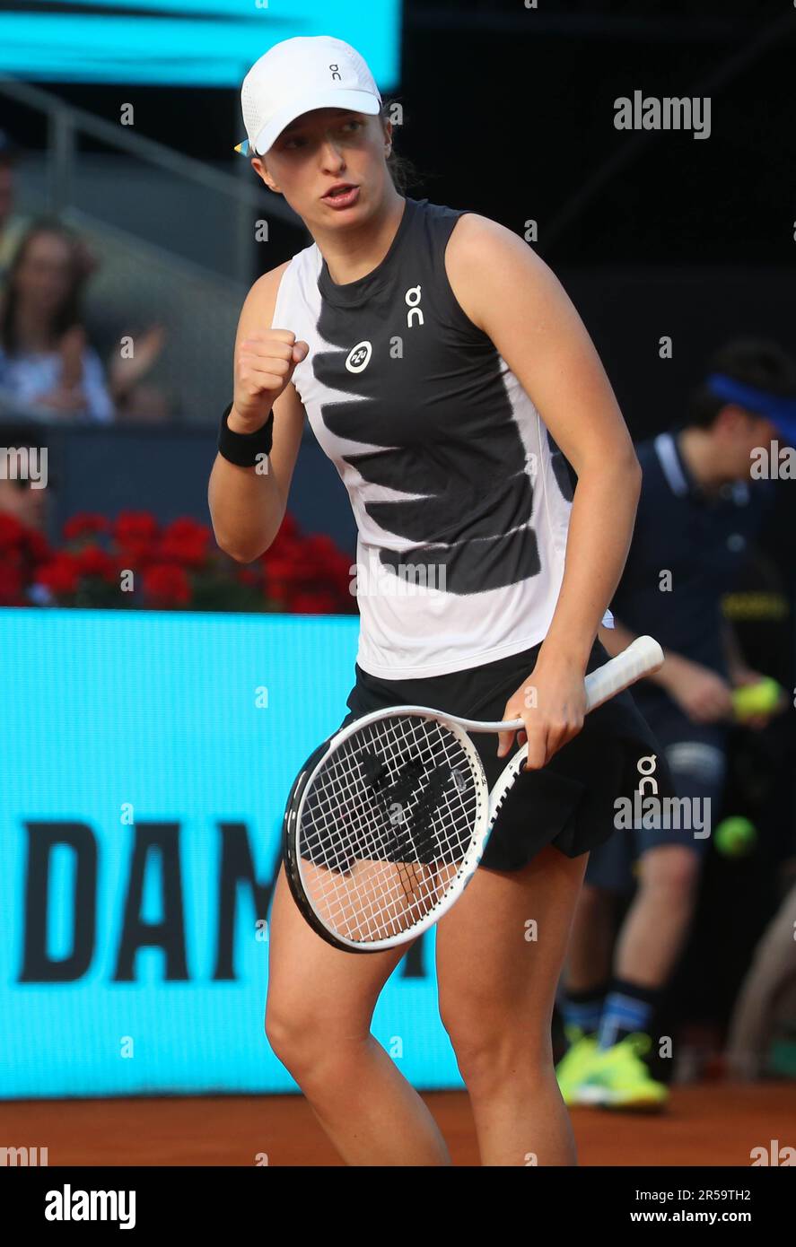 IGA Swiatek Von Pologne Whrend Des Mutua Madrid Jan-Lennard Struff