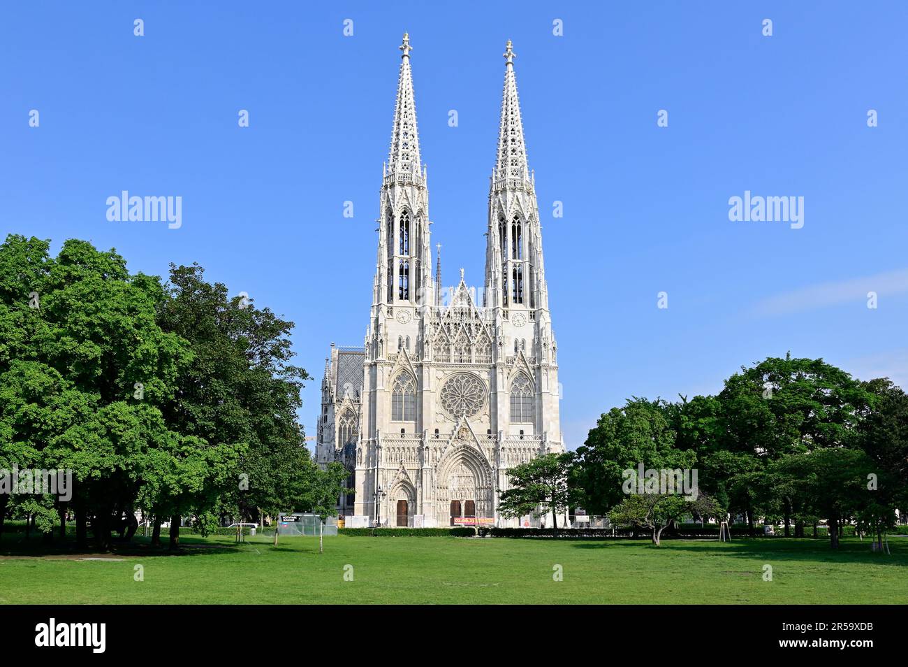 Wien, Österreich. Votivkirche Wien Stockfoto