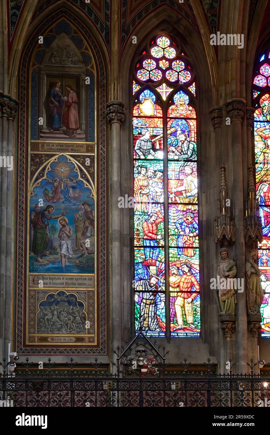 Wien, Österreich. Votivkirche Wien. Stockfoto
