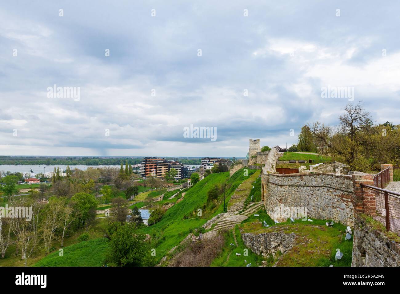 Festung Belgrad im Sommer. Serbien Stockfoto