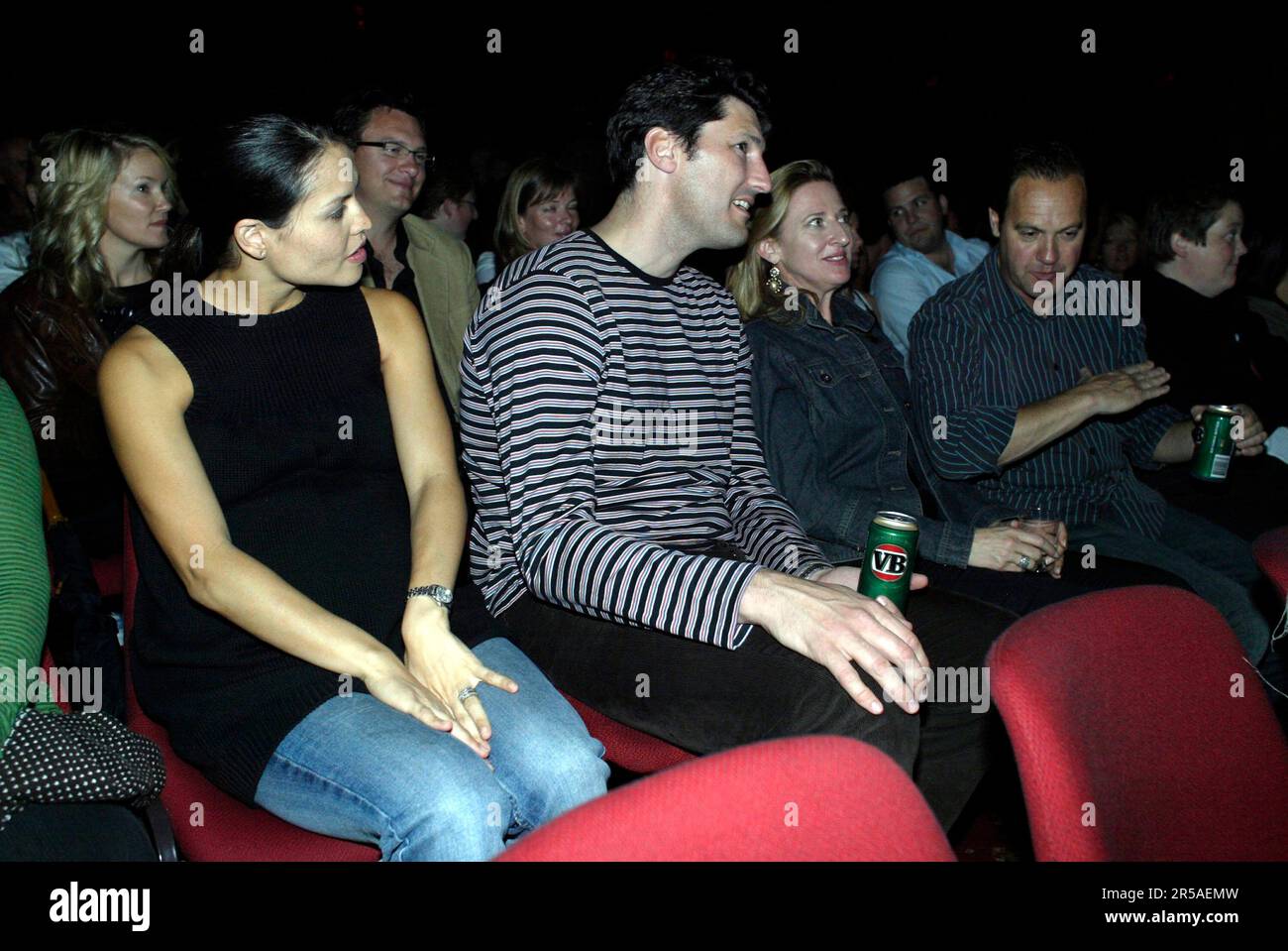 Australischer Rugbyspieler John Eales beim Indigo Girls Konzert im Enmore Theatre. Sydney, Australien. 06.11.07. Stockfoto