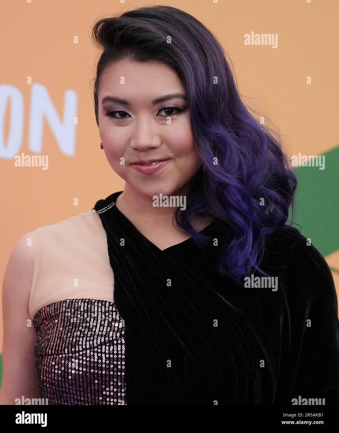 Tricia Fukuhara kommt zu Netflix's NEVER I EVER Season 4 Premiere Screening im Regency Village Theater in Westwood, Kalifornien, am Donnerstag, den 1. Juni 2023. (Foto: Sthanlee B. Mirador/Sipa USA) Stockfoto