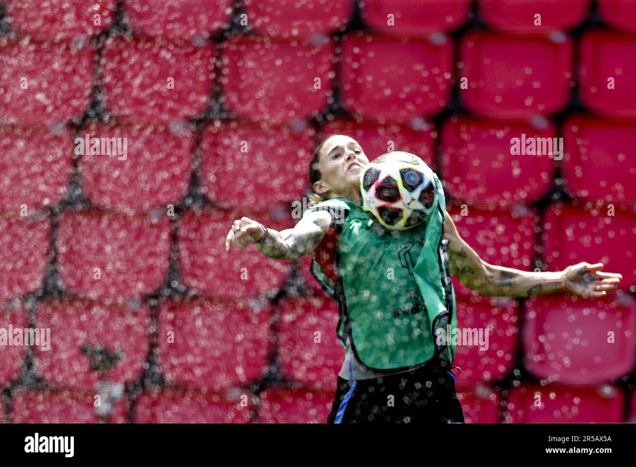 EINDHOVEN – MAPI Leon des FC Barcelona Women während des Trainings vor dem UEFA Champions League-Finale der Frauen gegen VFL Wolfsburg am 2. Juni 2023 im Phillips Stadion in Eindhoven, Niederlande. ANP MAURICE VAN STONE Stockfoto