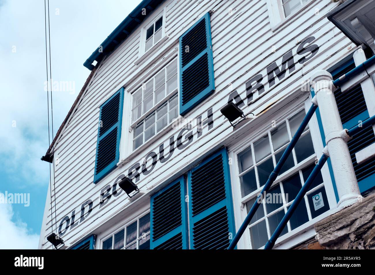 Der Old Borough Arms Pub in Rye, East Sussex Stockfoto