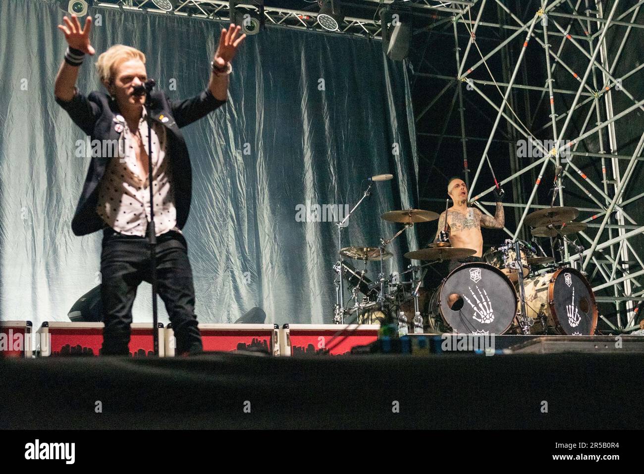 Rimini, Italien. 01. Juni 2023. Sum 41 Credit: Independent Photo Agency/Alamy Live News Stockfoto