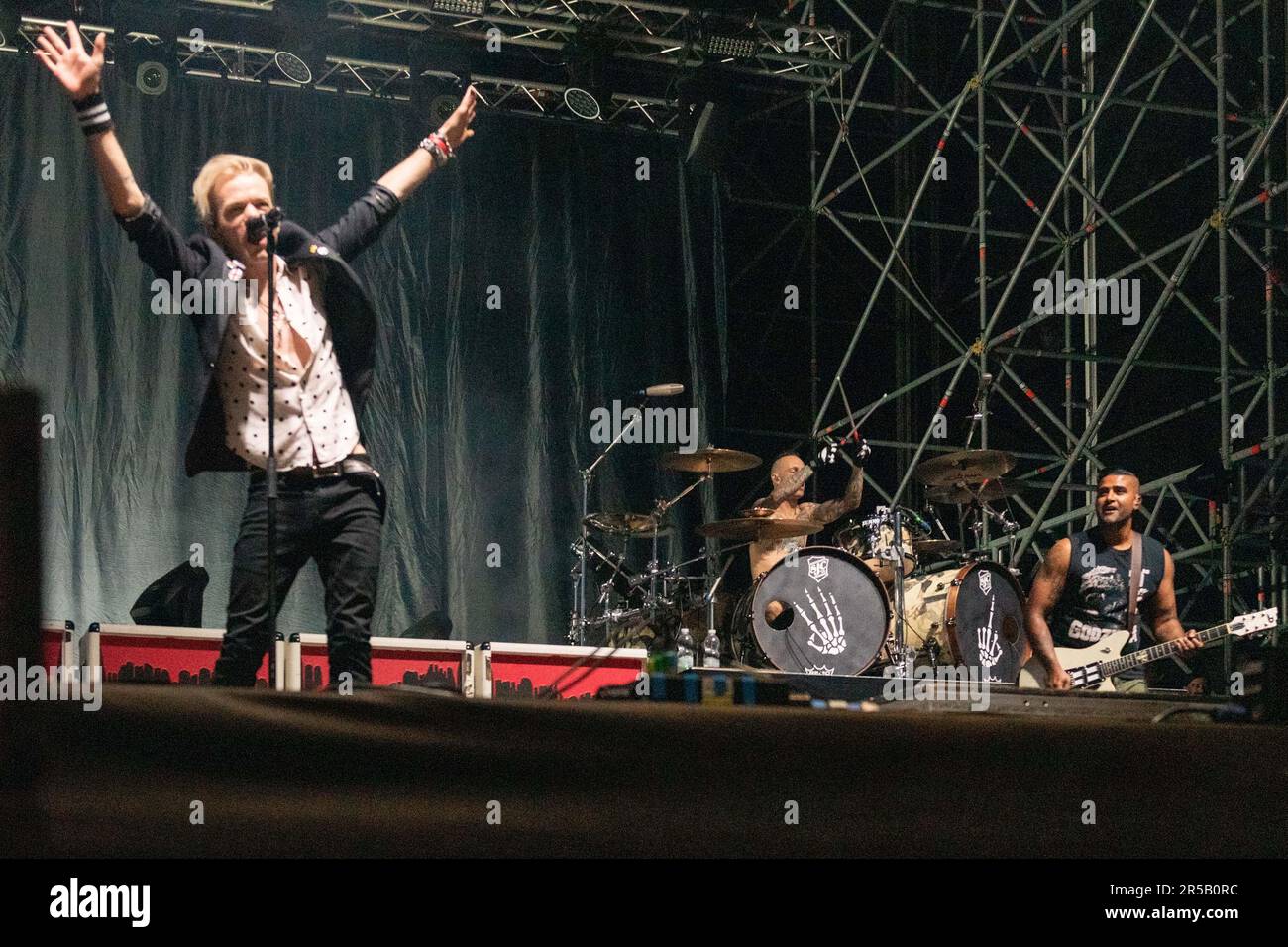 Rimini, Italien. 01. Juni 2023. Sum 41 Credit: Independent Photo Agency/Alamy Live News Stockfoto