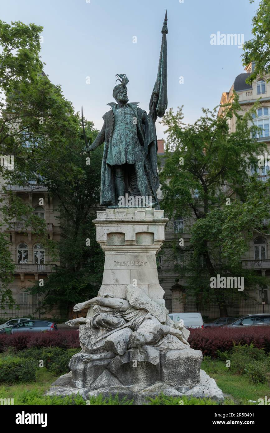Budapest Kodaly Korond ist ein Platz in Budapest, Ungarn, benannt nach dem berühmten Komponisten Zoltán Kodály. Beeindruckende architektonische Wahrzeichen, einschließlich der Stockfoto