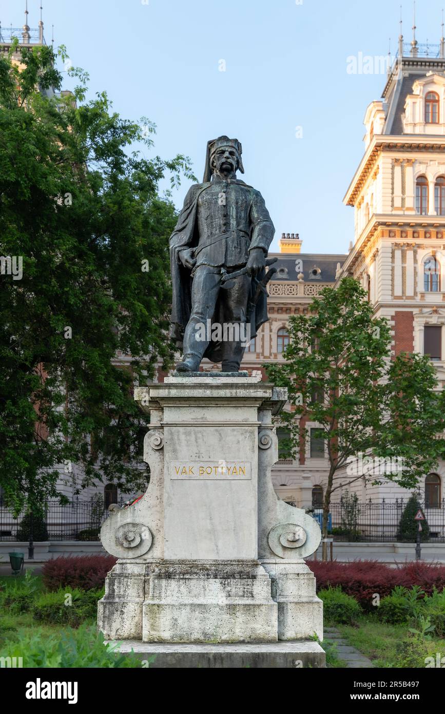 Budapest Kodaly Korond ist ein Platz in Budapest, Ungarn, benannt nach dem berühmten Komponisten Zoltán Kodály. Beeindruckende architektonische Wahrzeichen, einschließlich der Stockfoto