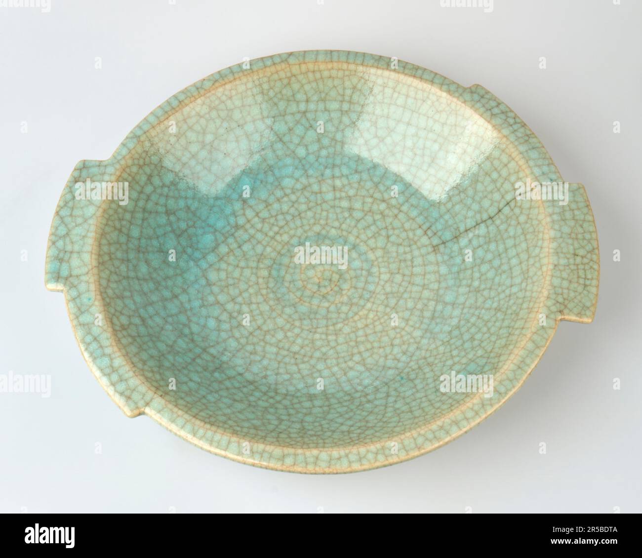 Antike 1920-30s, Art déco-Keramikschüssel Hamelner Topferei Bauhaus. D Stockfoto