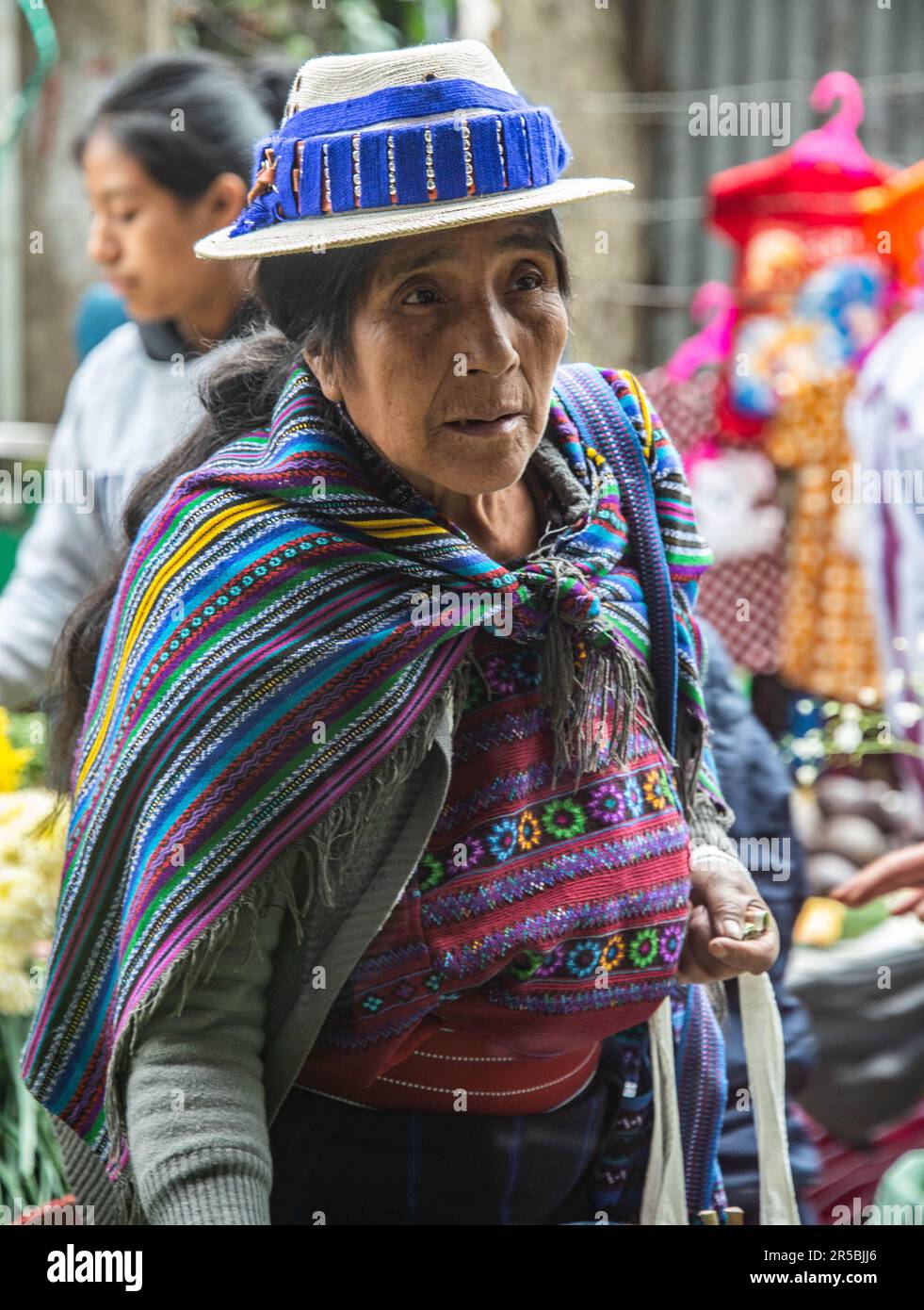 Die traditionellen Hochländer, Todos Santos Cuchumatán, Huehuetenango, Guatemala Stockfoto