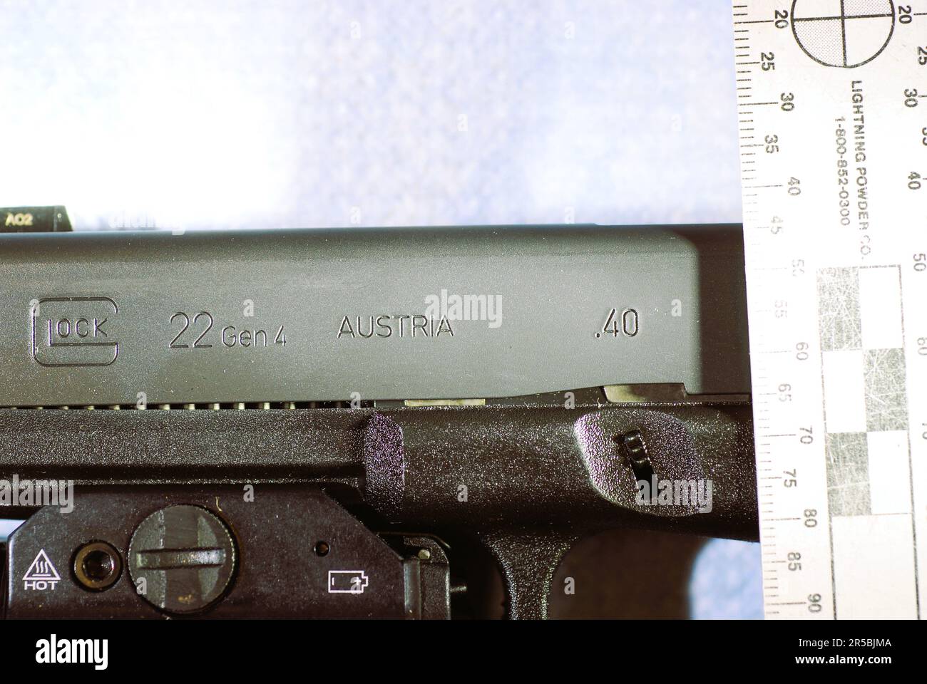 GLOCK 22 Gen4 - Standardausgabe für viele Polizeibehörden Stockfoto