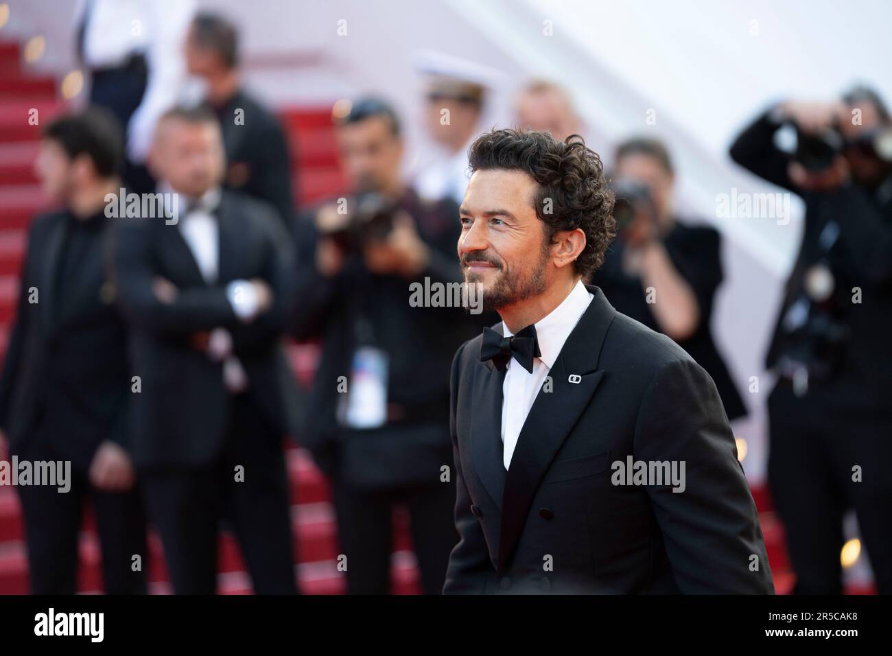 Cannes, Frankreich, 27. Mai 2023 - Orlando Bloom besucht den roten Teppich beim Festival de Cannes 2023. Punkte: Luigi de Pompeji Alamy Live News Stockfoto