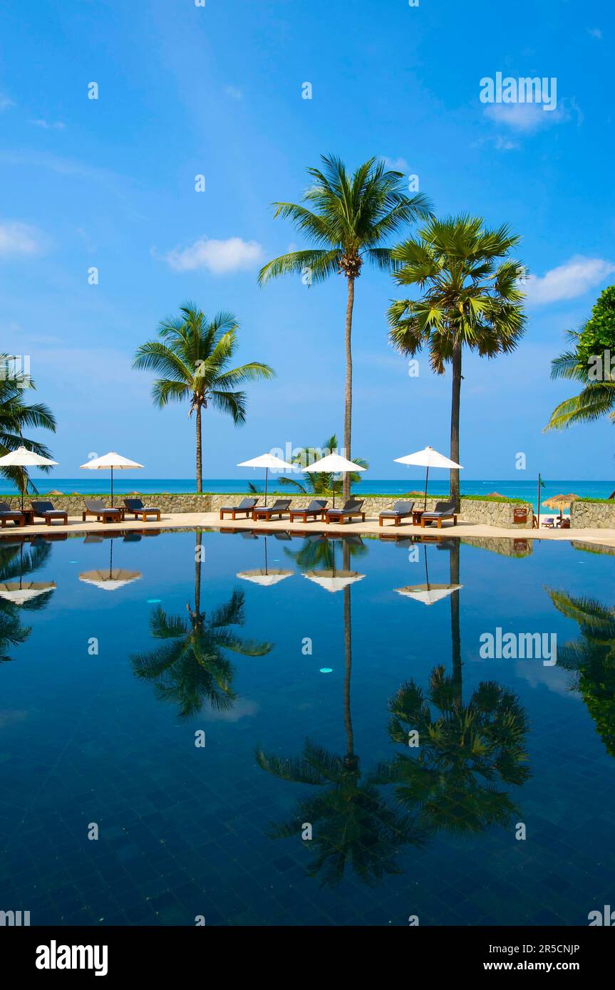 Das Chedi Hotel am Pansea Beach, Phuket Island, Thailand Stockfoto