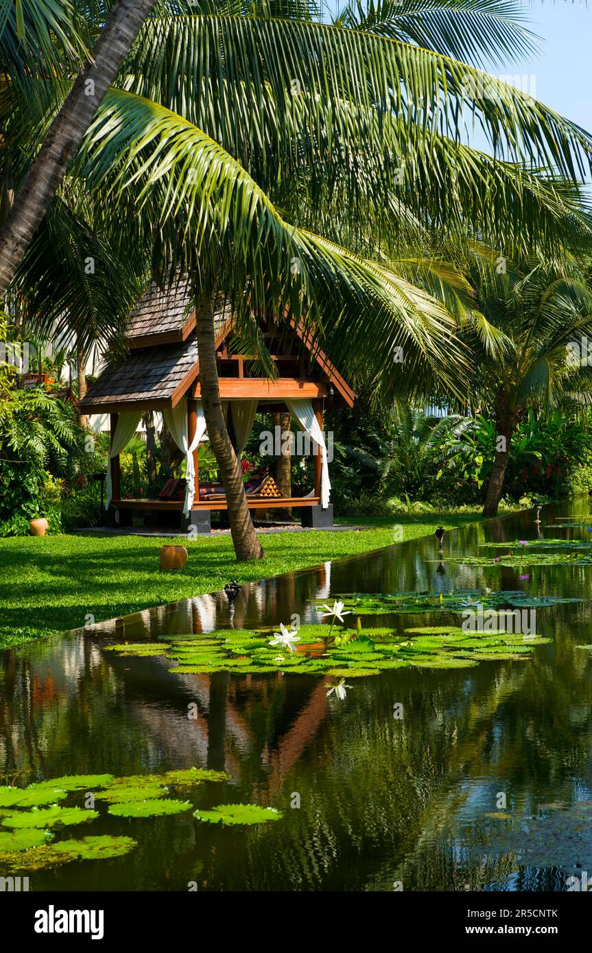 Anantara Hotel am Mae Nam Beach, Ko Samui Island, Thailand, Südthailand, Resort Stockfoto