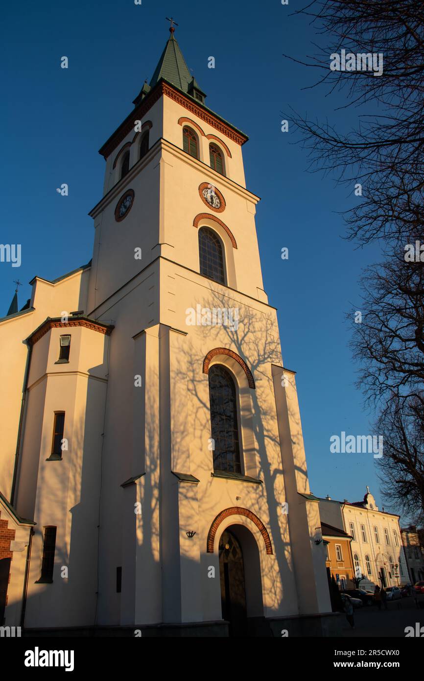 Lancut Castle in Polen ist eine herrliche historische Festung mit reichem Kulturerbe, atemberaubender Architektur, wunderschöner Inneneinrichtung und Gärten Stockfoto