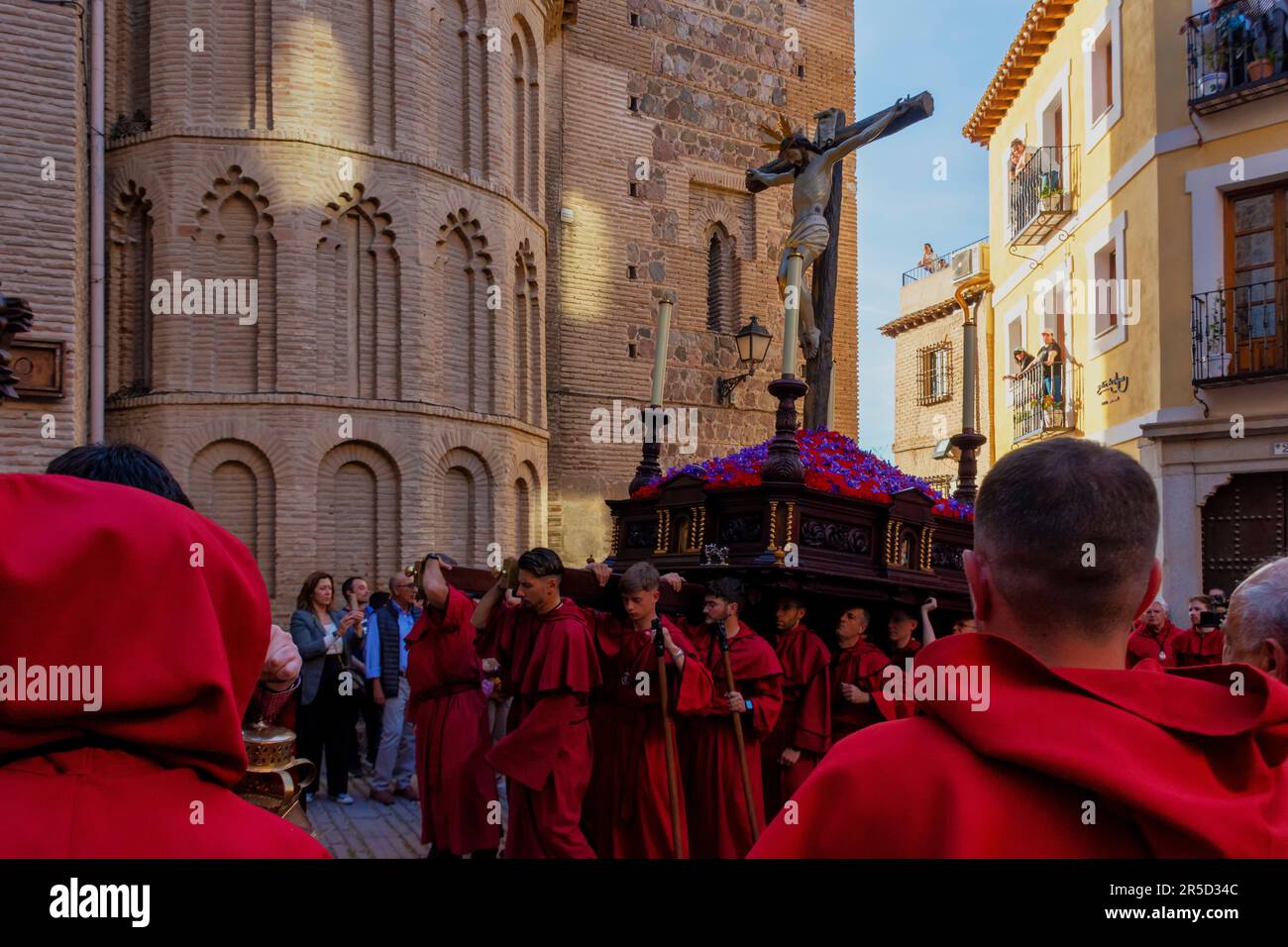 Bruderschaft Bruderschaft der Buße des Heiligen Christus der Abstammung von Toledo Stockfoto