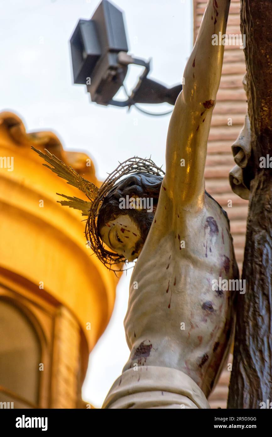 Bruderschaft Bruderschaft der Buße des Heiligen Christus der Abstammung von Toledo Stockfoto