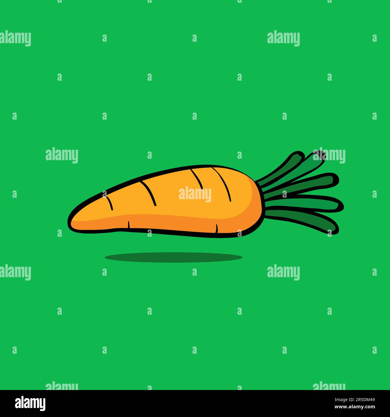 Gemüse Farm Vintage Logo Design Inspiration Stock Vector Stock Vektor