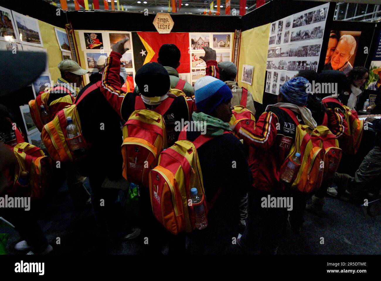 Die Vocations Expo im Sydney Convention and Exhibition Centre in Darling Harbour findet im Rahmen des World Youth Day ab 15-21. Juli in Sydney statt. Sydney, Australien. 18.07.08. Stockfoto