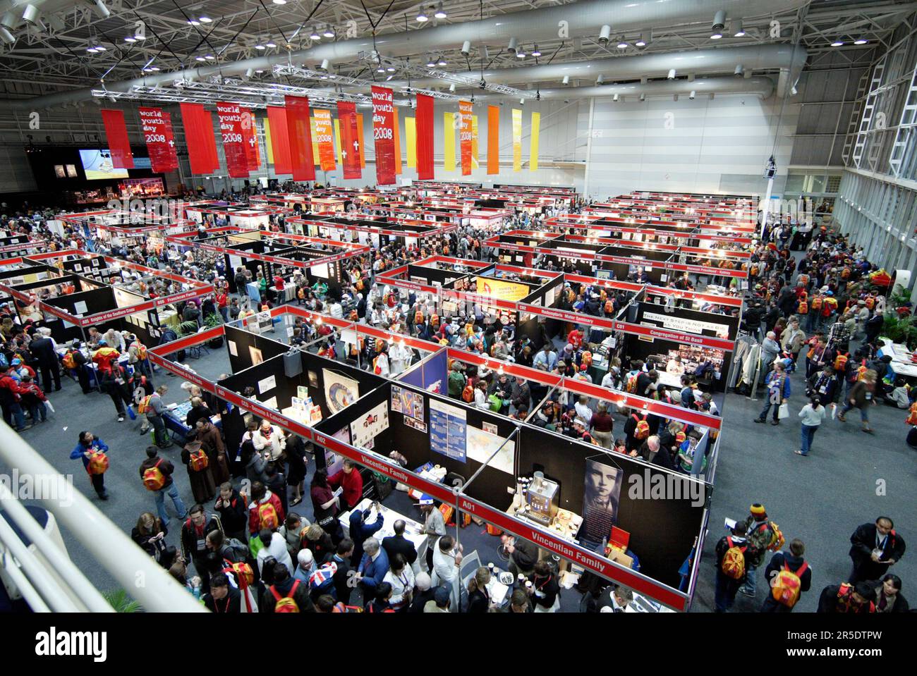 Die Vocations Expo im Sydney Convention and Exhibition Centre in Darling Harbour findet im Rahmen des World Youth Day ab 15-21. Juli in Sydney statt. Sydney, Australien. 18.07.08. Stockfoto