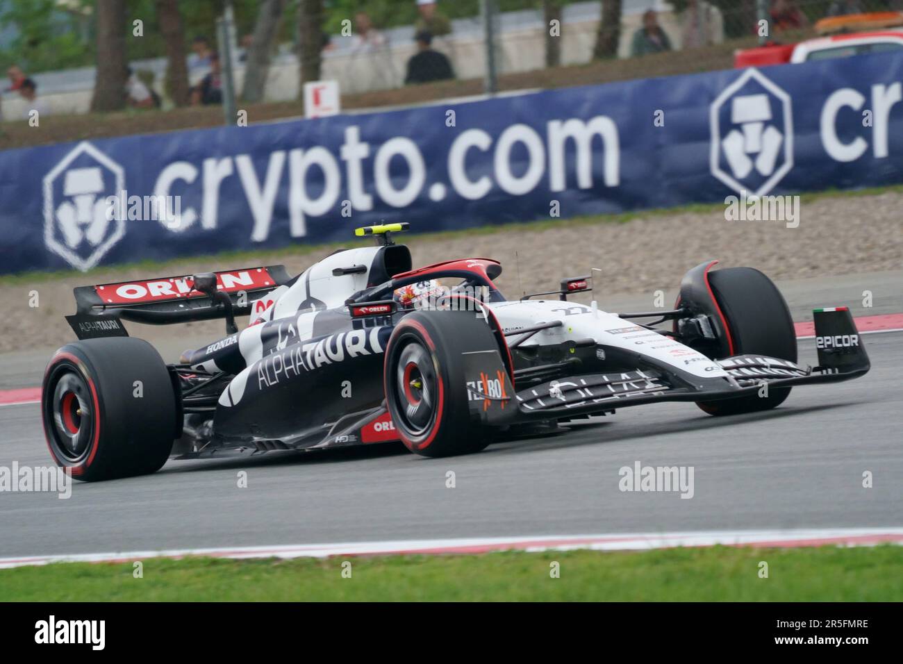 Barcelona, Spanien. 3. Juni 2023: Circuit de Barcelona-Catalunya, Barcelona, Spanien: Formel 1 Grand Prix Spanien 2023: Qualifikationstag: Yuki Tsunoda Alpha Tauri Credit: Action Plus Sports Images/Alamy Live News Stockfoto