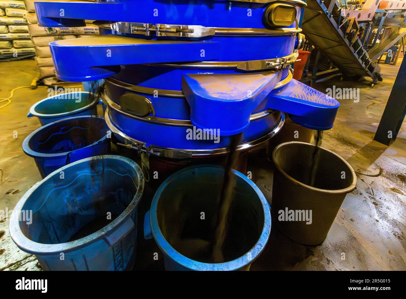 Satemwa Tee- und Kaffeeplantage in der Nähe von Thyolo, Malawi Stockfoto