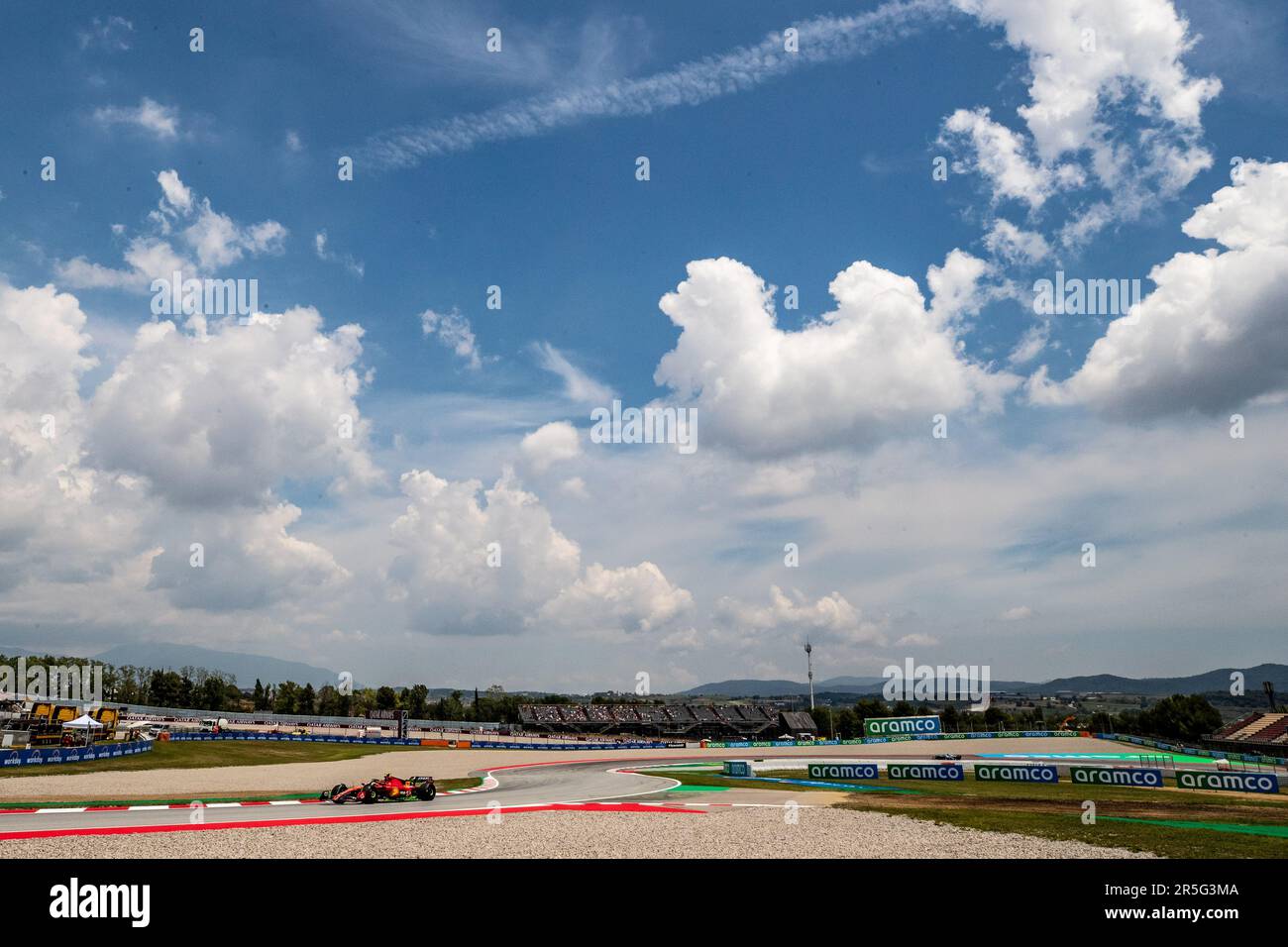 Barcelona, Spanien. 02. Juni 2023. Montmelo, Barcelona, Spanien. 02. Juni 2023; #55, Carlos SAINZ Jr., ESP, Team Scuderia Ferrari, SF-23, während der FIA-Weltmeisterschaft F1. Formel 1 Grand Prix von Spanien, Circuit de Catalunya in der Nähe von Montmelo - Bild mit gebührenpflichtiger Haftung - Foto: © Cristiano BARNI/ATP Images (BARNI Cristiano/ATP/SPP) Guthaben: SPP Sport Press Photo. Alamy Live News Stockfoto
