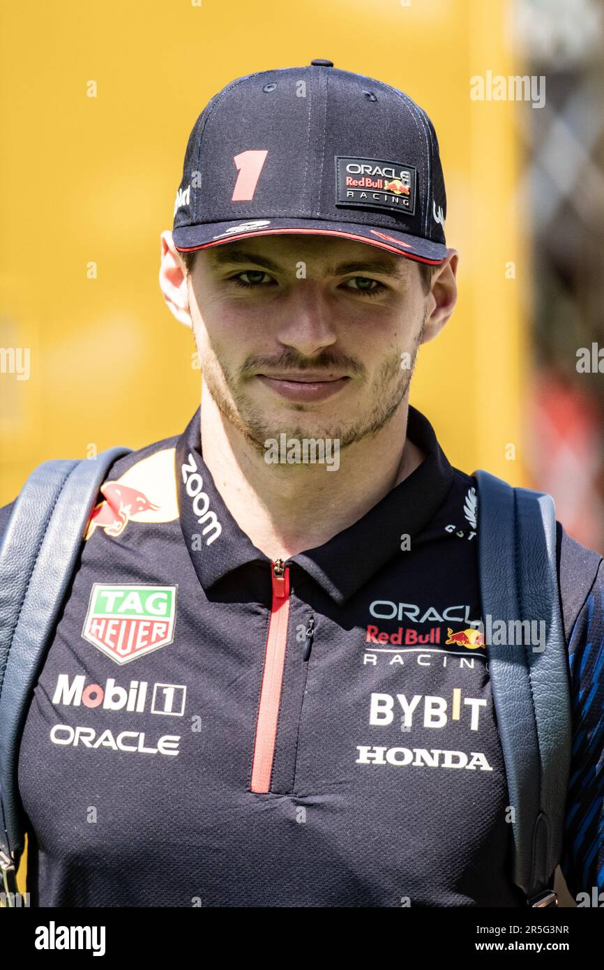 Barcelona, Spanien. 02. Juni 2023. Montmelo, Barcelona, Spanien. 02. Juni 2023; #1, Max VERSTAPPEN, NDL, Oracle Red Bull Racing während der FIA-Weltmeisterschaft F1. Formel 1 Grand Prix von Spanien, Circuit de Catalunya in der Nähe von Montmelo - Bild mit gebührenpflichtiger Haftung - Foto: © Cristiano BARNI/ATP Images (BARNI Cristiano/ATP/SPP) Guthaben: SPP Sport Press Photo. Alamy Live News Stockfoto