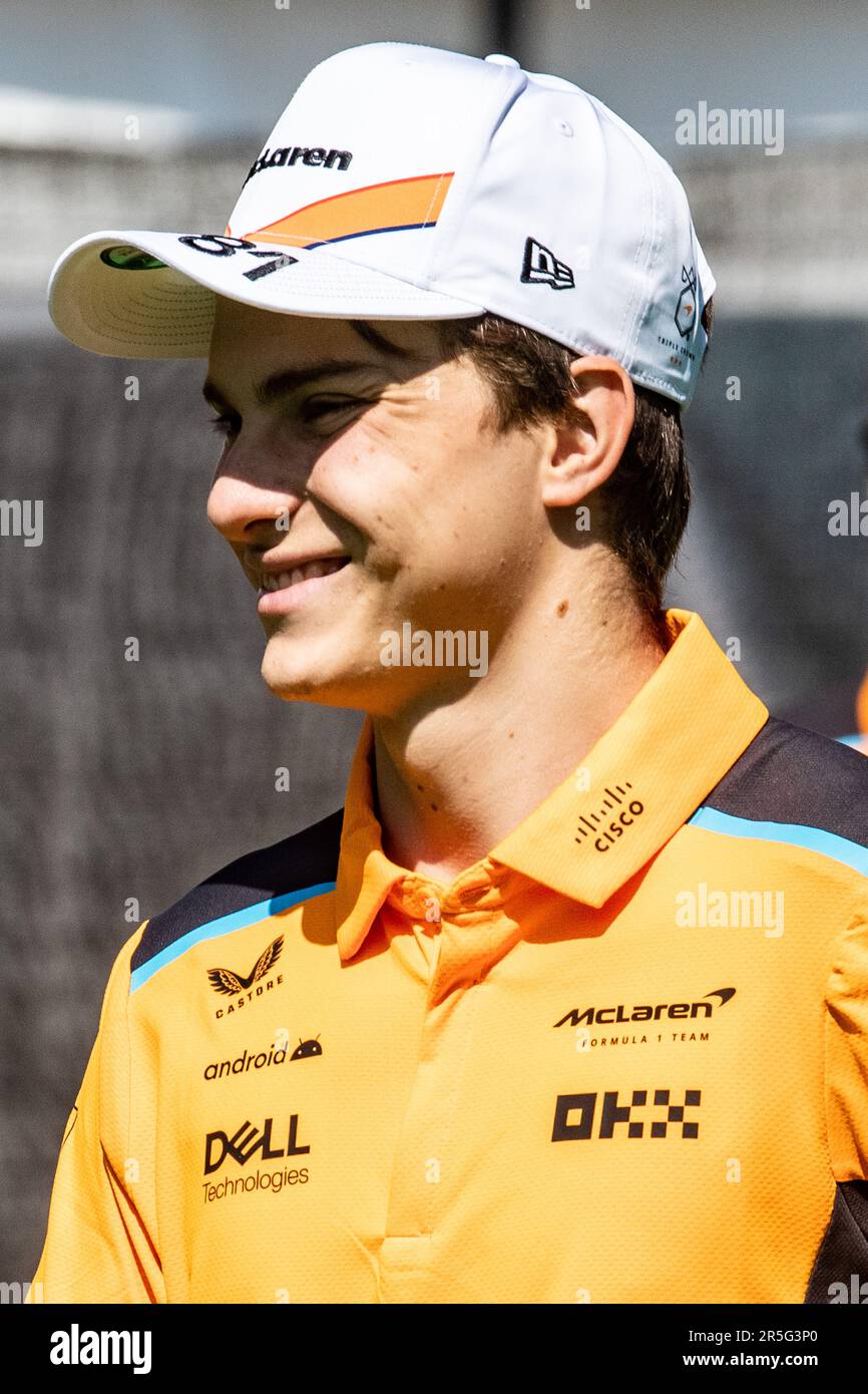 Barcelona, Spanien. 02. Juni 2023. Montmelo, Barcelona, Spanien. 02. Juni 2023; #81 Oscar PIASTRI AUS, McLaren F1 Team während der FIA F1 Weltmeisterschaft. Formel 1 Grand Prix von Spanien, Circuit de Catalunya in der Nähe von Montmelo - Bild mit gebührenpflichtiger Haftung - Foto: © Cristiano BARNI/ATP Images (BARNI Cristiano/ATP/SPP) Guthaben: SPP Sport Press Photo. Alamy Live News Stockfoto